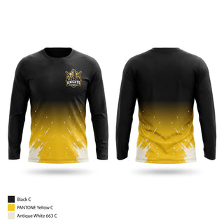 Long Sleeve Performance Shirt, Golden Knights, Baseball, Teamtime, Team time, sublimation, custom sports apparel, team uniforms, spirit wear, spiritwear, sports uniforms, custom shirts, team store, custom team store, fundraiser sports, apparel fundraiser