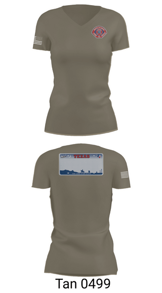 Womens Short Sleeve Vneck Shirt, Benjamin Fire Department, Fire Department, Teamtime, Team time, sublimation, custom sports apparel, team uniforms, spirit wear, spiritwear, sports uniforms, custom shirts, team store, custom team store, fundraiser sports, apparel fundraiser