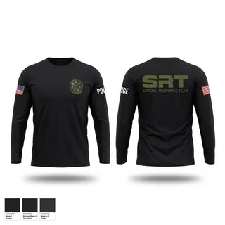 Long Sleeve Performance Shirt, Chicago Heights Community Response Team, Police, Teamtime, Team time, sublimation, custom sports apparel, team uniforms, spirit wear, spiritwear, sports uniforms, custom shirts, team store, custom team store, fundraiser sports, apparel fundraiser