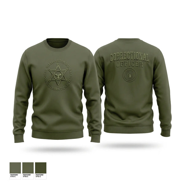 Crew Neck Sweatshirt, Washington county regional correctional facility, , Teamtime, Team time, sublimation, custom sports apparel, team uniforms, spirit wear, spiritwear, sports uniforms, custom shirts, team store, custom team store, fundraiser sports, apparel fundraiser