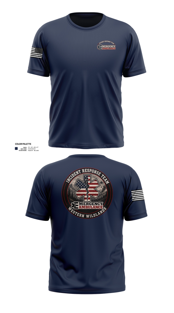 Short Sleeve Performance Shirt, Emergency Ambulance Service, EMS/EMT, Teamtime, Team time, sublimation, custom sports apparel, team uniforms, spirit wear, spiritwear, sports uniforms, custom shirts, team store, custom team store, fundraiser sports, apparel fundraiser