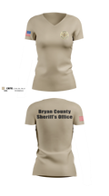 Bryan County Sheriff’s Office Women's Short Sleeve V-neck Shirt - 3