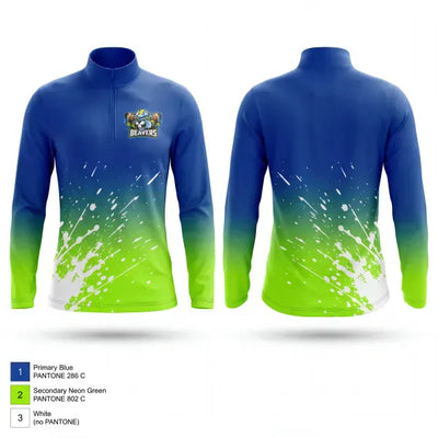 Barryfarms beavers 64575472 Quarter Zip Jacket - 1