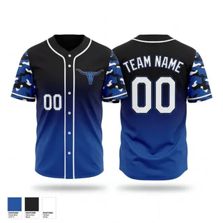 Full Button Baseball Jersey, Lake Longhorns, Baseball, Teamtime, Team time, sublimation, custom sports apparel, team uniforms, spirit wear, spiritwear, sports uniforms, custom shirts, team store, custom team store, fundraiser sports, apparel fundraiser