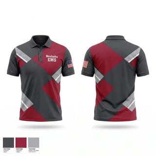 Short Sleeve Performance Polo, Neshoba EMS, EMS/EMT, Teamtime, Team time, sublimation, custom sports apparel, team uniforms, spirit wear, spiritwear, sports uniforms, custom shirts, team store, custom team store, fundraiser sports, apparel fundraiser