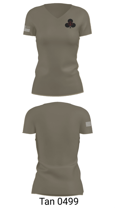 Red currahee 4374170 Women's Short Sleeve V-neck Shirt - 68