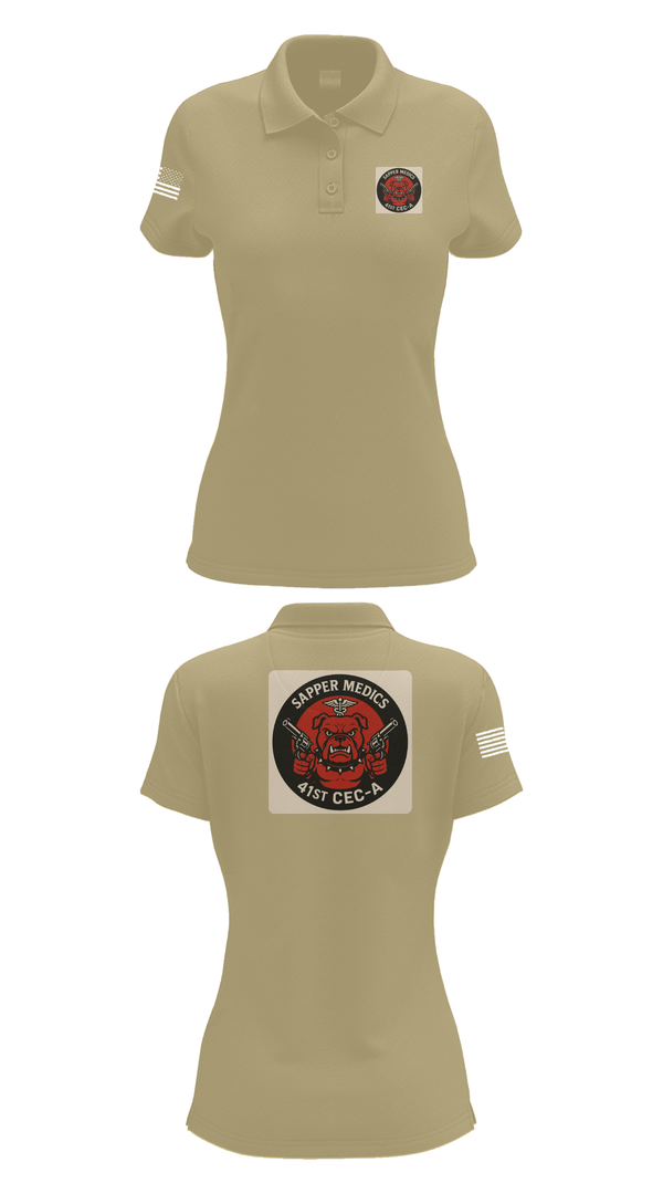 Womens Short Sleeve Performance Polo, 41 CEC-A, , Teamtime, Team time, sublimation, custom sports apparel, team uniforms, spirit wear, spiritwear, sports uniforms, custom shirts, team store, custom team store, fundraiser sports, apparel fundraiser