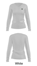 New England Beasts 10532850 Women's Long Sleeve V-neck Shirt - 16