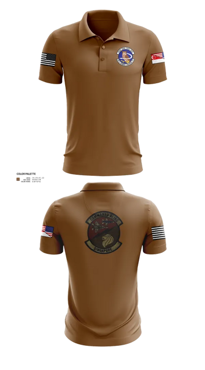 497 COMBAT TRAINING FLIGHT 24076021 Short Sleeve Performance Polo - 20