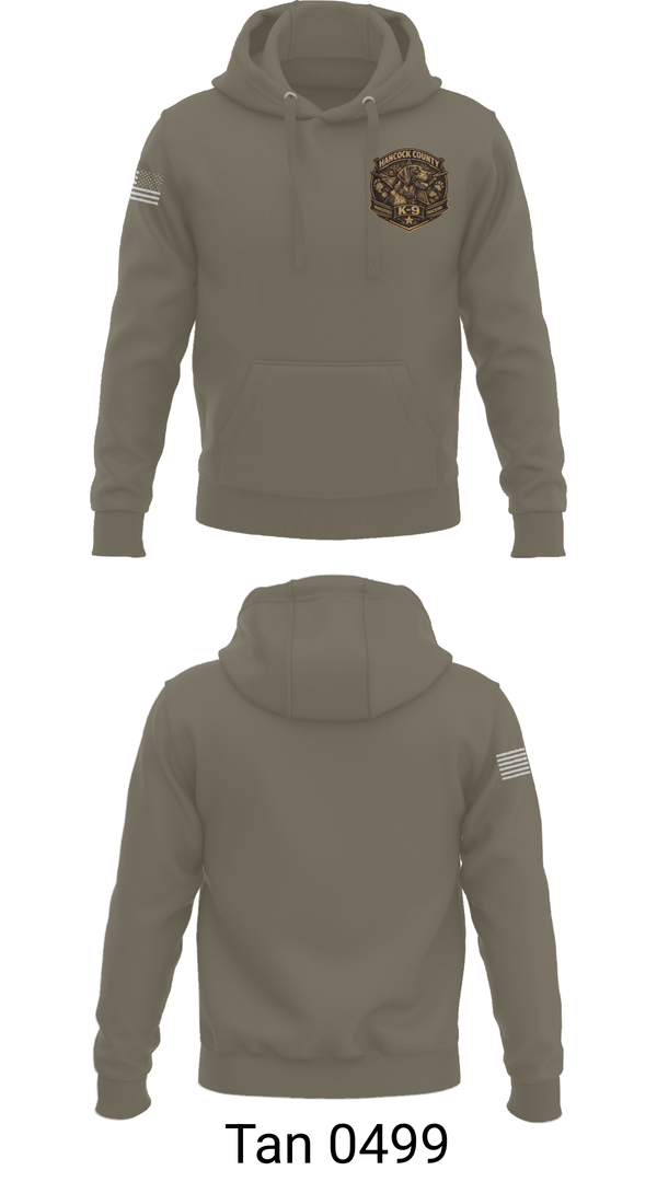 Hoodie, Hancock County SO K9 Team, Police, Teamtime, Team time, sublimation, custom sports apparel, team uniforms, spirit wear, spiritwear, sports uniforms, custom shirts, team store, custom team store, fundraiser sports, apparel fundraiser