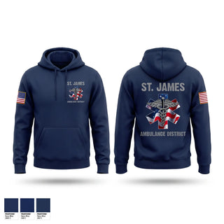 Hoodie, St. James Ambulance District, EMS/EMT, Teamtime, Team time, sublimation, custom sports apparel, team uniforms, spirit wear, spiritwear, sports uniforms, custom shirts, team store, custom team store, fundraiser sports, apparel fundraiser