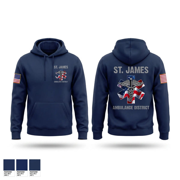 Hoodie, St. James Ambulance District, EMS/EMT, Teamtime, Team time, sublimation, custom sports apparel, team uniforms, spirit wear, spiritwear, sports uniforms, custom shirts, team store, custom team store, fundraiser sports, apparel fundraiser