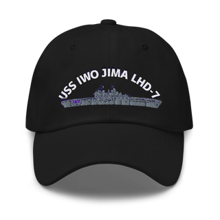 USS IWO JIMA LHD7 FRG Classic Dad Hat | Yupoong 6245CM