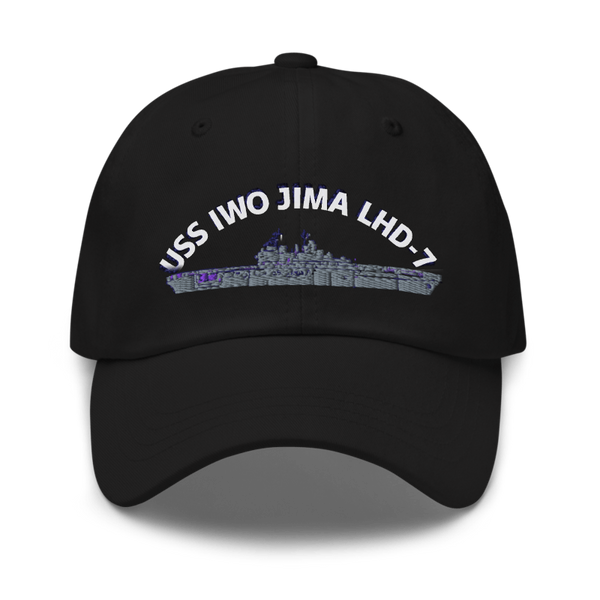 USS IWO JIMA LHD7 FRG Classic Dad Hat | Yupoong 6245CM