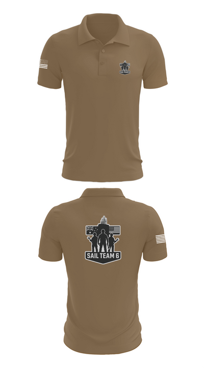 Sail team 6 28462926 Short Sleeve Performance Polo - 7