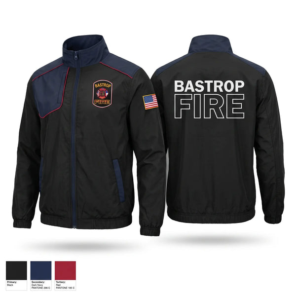 Windbreaker, Station 1, Fire Department, Teamtime, Team time, sublimation, custom sports apparel, team uniforms, spirit wear, spiritwear, sports uniforms, custom shirts, team store, custom team store, fundraiser sports, apparel fundraiser