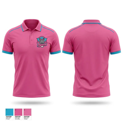 Lone star hippos Short Sleeve Performance Polo - 1