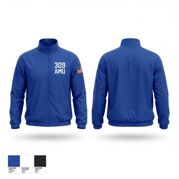 Windbreaker, 309 AMU, Air Force, Teamtime, Team time, sublimation, custom sports apparel, team uniforms, spirit wear, spiritwear, sports uniforms, custom shirts, team store, custom team store, fundraiser sports, apparel fundraiser