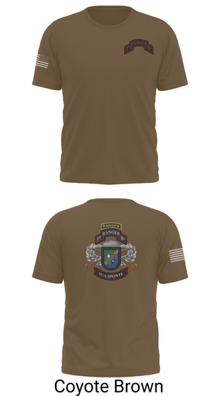 Old School Cotton Feel Shirt, 1/75 Ranger Battalion, Army, Teamtime, Team time, sublimation, custom sports apparel, team uniforms, spirit wear, spiritwear, sports uniforms, custom shirts, team store, custom team store, fundraiser sports, apparel fundraiser