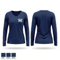 Conover PD 25357374 Women's Long Sleeve V-neck Shirt - 1