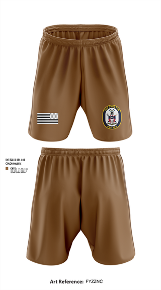Athletic Shorts With Pockets, USS TRUXTUN DDG 103, Navy, Teamtime, Team time, sublimation, custom sports apparel, team uniforms, spirit wear, spiritwear, sports uniforms, custom shirts, team store, custom team store, fundraiser sports, apparel fundraiser
