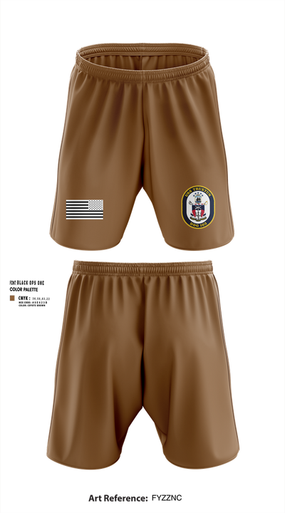 USS TRUXTUN DDG 103 86868328 Athletic Shorts With Pockets - 122