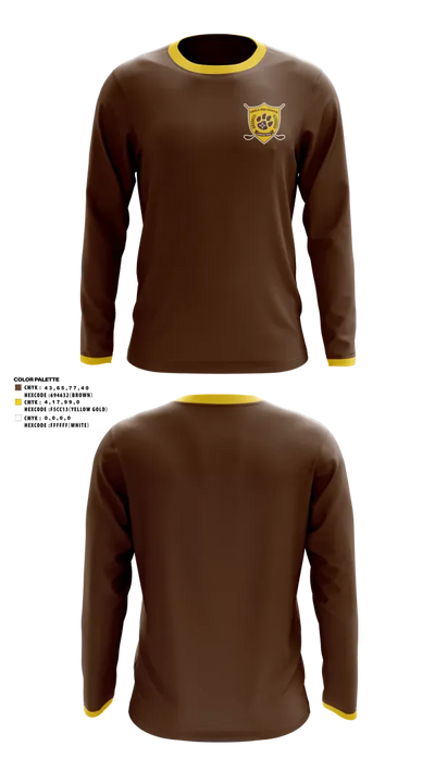 Cibola High School Golf 48815551 Long Sleeve Performance Shirt 45