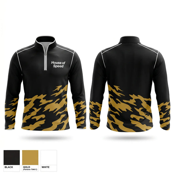 Quarter Zip Jacket, House of Speed, Track & Field, Teamtime, Team time, sublimation, custom sports apparel, team uniforms, spirit wear, spiritwear, sports uniforms, custom shirts, team store, custom team store, fundraiser sports, apparel fundraiser