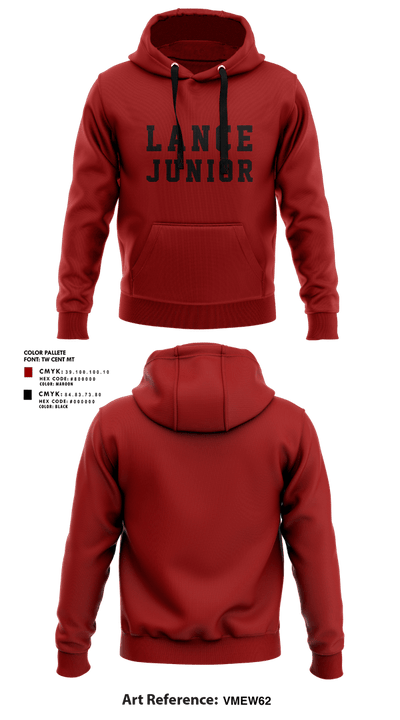 Lancer Junior Cheer 5021410 Hoodie - 1