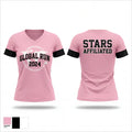 Stars Affiliated 29532954 Women's Short Sleeve V-neck Shirt - 1