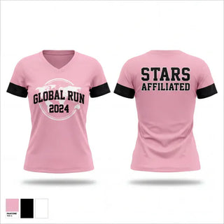 Womens Short Sleeve Vneck Shirt, Stars Affiliated, Men's Basketball, Teamtime, Team time, sublimation, custom sports apparel, team uniforms, spirit wear, spiritwear, sports uniforms, custom shirts, team store, custom team store, fundraiser sports, apparel fundraiser