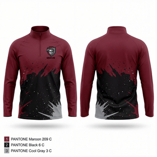 Quarter Zip Jacket, Lansingburgh Knights, Wrestling, Teamtime, Team time, sublimation, custom sports apparel, team uniforms, spirit wear, spiritwear, sports uniforms, custom shirts, team store, custom team store, fundraiser sports, apparel fundraiser