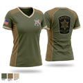 Crawford County Sheriffs office Women's Short Sleeve V-neck Shirt - 1