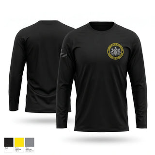 Long Sleeve Performance Shirt, Pennsylvania Department of Corrections, Police, Teamtime, Team time, sublimation, custom sports apparel, team uniforms, spirit wear, spiritwear, sports uniforms, custom shirts, team store, custom team store, fundraiser sports, apparel fundraiser