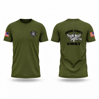 Short Sleeve Performance Shirt, Greene County SWAT, Police, Teamtime, Team time, sublimation, custom sports apparel, team uniforms, spirit wear, spiritwear, sports uniforms, custom shirts, team store, custom team store, fundraiser sports, apparel fundraiser