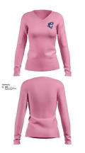 Kate Duncan Smith DAR School Volleyball 52095920 Women's Long Sleeve V-neck Shirt - 52