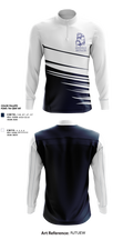 Michigan School for the Deaf Bowling 78571962 Quarter Zip Jacket - 1