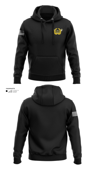 Hoodie, Arlington Hall Minuteman Silver Chapter - USAWOA, Army, Teamtime, Team time, sublimation, custom sports apparel, team uniforms, spirit wear, spiritwear, sports uniforms, custom shirts, team store, custom team store, fundraiser sports, apparel fundraiser