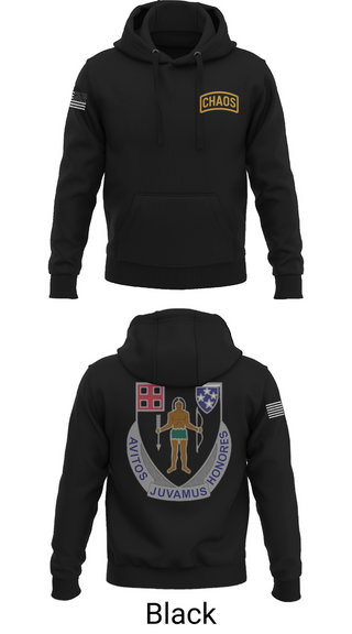 Hoodie, Chaos Company, 1-182 Infantry, , Teamtime, Team time, sublimation, custom sports apparel, team uniforms, spirit wear, spiritwear, sports uniforms, custom shirts, team store, custom team store, fundraiser sports, apparel fundraiser