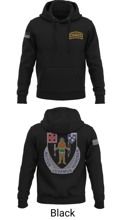 Hoodie, Chaos Company, 1-182 Infantry, , Teamtime, Team time, sublimation, custom sports apparel, team uniforms, spirit wear, spiritwear, sports uniforms, custom shirts, team store, custom team store, fundraiser sports, apparel fundraiser