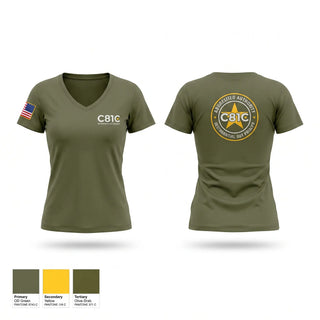 Womens Short Sleeve Vneck Shirt, Bankrupt, Marines, Teamtime, Team time, sublimation, custom sports apparel, team uniforms, spirit wear, spiritwear, sports uniforms, custom shirts, team store, custom team store, fundraiser sports, apparel fundraiser
