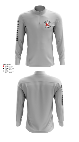 Quarter Zip Jacket, McLean High School Boys Volleyball, Men's Volleyball, Teamtime, Team time, sublimation, custom sports apparel, team uniforms, spirit wear, spiritwear, sports uniforms, custom shirts, team store, custom team store, fundraiser sports, apparel fundraiser