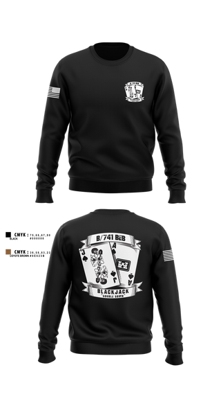 Crew Neck Sweatshirt, B/741BEB, Army, Teamtime, Team time, sublimation, custom sports apparel, team uniforms, spirit wear, spiritwear, sports uniforms, custom shirts, team store, custom team store, fundraiser sports, apparel fundraiser