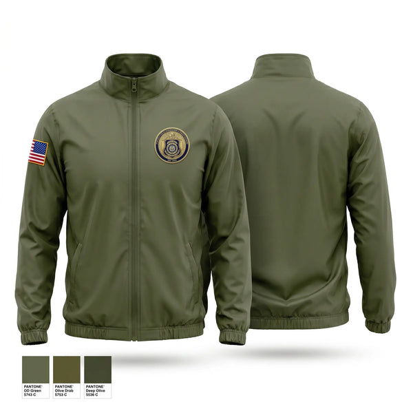 Windbreaker, DFA-OAL Division of Investigations & Enforcement, Police, Teamtime, Team time, sublimation, custom sports apparel, team uniforms, spirit wear, spiritwear, sports uniforms, custom shirts, team store, custom team store, fundraiser sports, apparel fundraiser