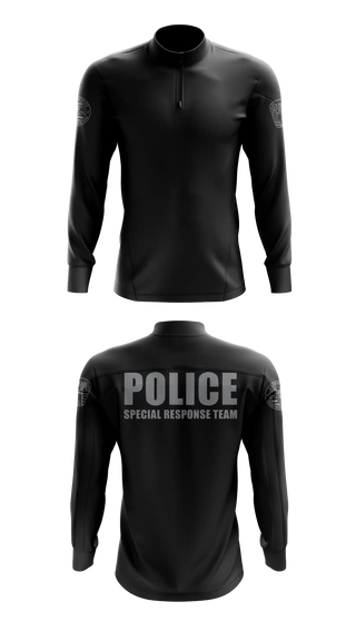Quarter Zip Jacket, SRT, Police, Teamtime, Team time, sublimation, custom sports apparel, team uniforms, spirit wear, spiritwear, sports uniforms, custom shirts, team store, custom team store, fundraiser sports, apparel fundraiser