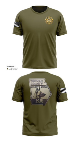Old School Cotton Feel Shirt, Thomas county sheriff's office, Police, Teamtime, Team time, sublimation, custom sports apparel, team uniforms, spirit wear, spiritwear, sports uniforms, custom shirts, team store, custom team store, fundraiser sports, apparel fundraiser