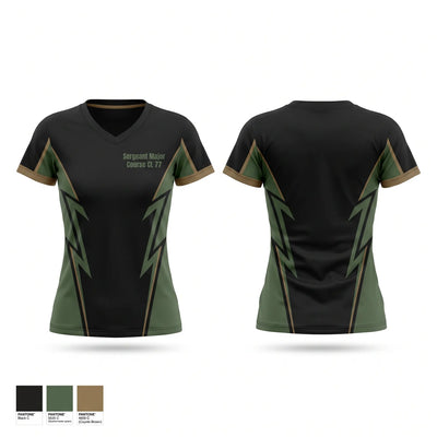 Sergeant Major Course CL 77 Women's Short Sleeve V-neck Shirt - 1