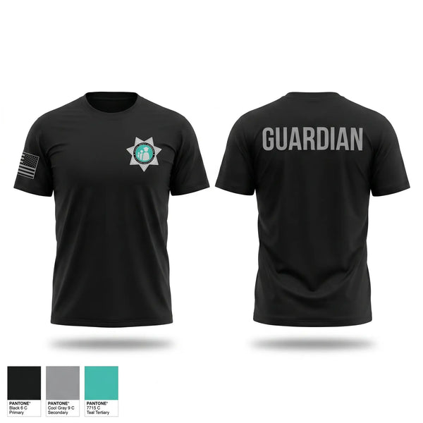 Old School Cotton Feel Shirt, Polk County School Guardian, Police, Teamtime, Team time, sublimation, custom sports apparel, team uniforms, spirit wear, spiritwear, sports uniforms, custom shirts, team store, custom team store, fundraiser sports, apparel fundraiser