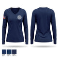 Manly Fire & Rescue Women's Long Sleeve V-neck Shirt - 1