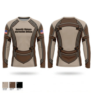 Long Sleeve Performance Shirt, Domestic Violence Intervention Division, Police, Teamtime, Team time, sublimation, custom sports apparel, team uniforms, spirit wear, spiritwear, sports uniforms, custom shirts, team store, custom team store, fundraiser sports, apparel fundraiser